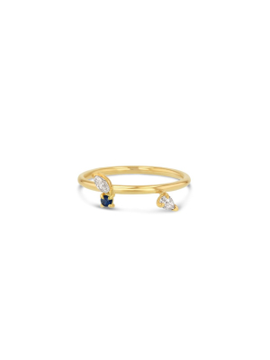 Sapphire Accent Ring