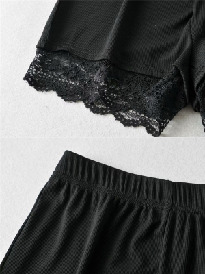 'shellie' Lace Pleated Shorts (2 Colors)