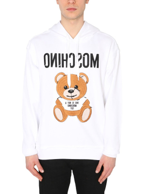 Moschino Inside Out Teddy Hoodie