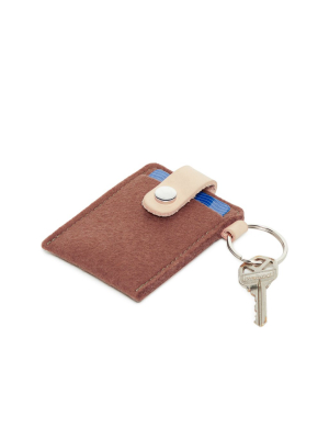 Merino Wool Felt Key Card Case - Final Sale