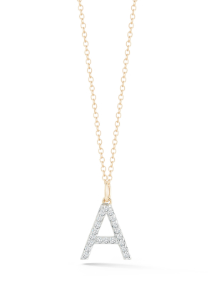 Diamond Initial Necklace