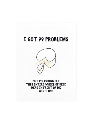 Power And Light Press Brie Problems Card