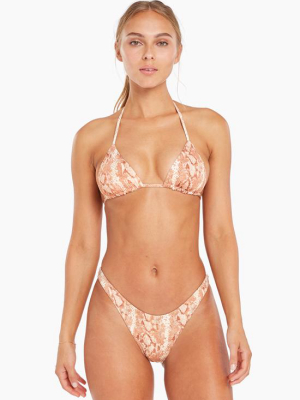 Gia Triangle Top - Sand Snake