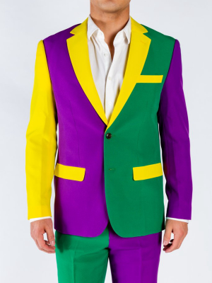 The Gumbo No. 5 | Color Blocked Mardi Gras Suit