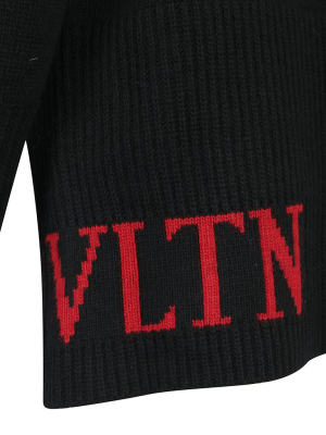 Valentino Vltn Intarsia Sweater