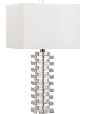 26.5" Swift Table Lamp Clear (includes Cfl Light Bulb) - Safavieh