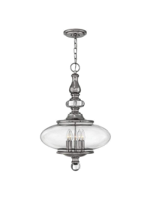 Wexley Chandelier Polished Nickel