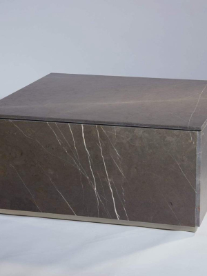 Global Views Graffito Marble Cocktail Table