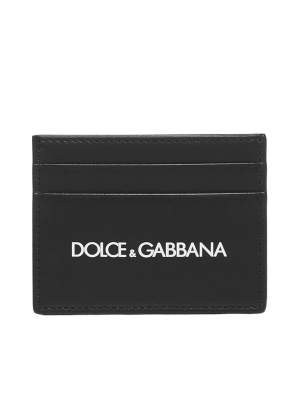 Dolce & Gabbana Logo Printed Cardholder