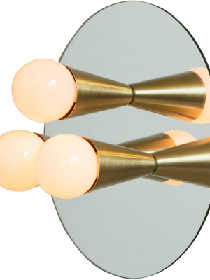 Echo 3 Sconce - Brass