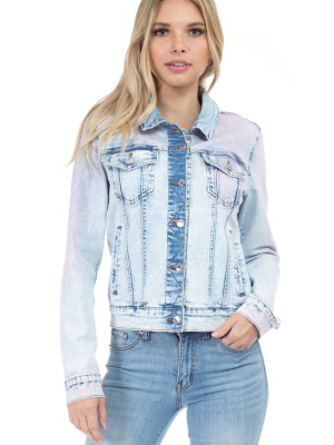 26 International Tie Dye Denim Jacket