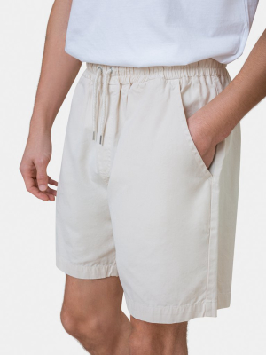 Organic Twill Shorts - Lemon Yellow