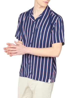 Team Gb Men's Union Stripe Shirt - Midnight