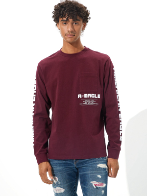 Ae Super Soft Long-sleeve Graphic T-shirt