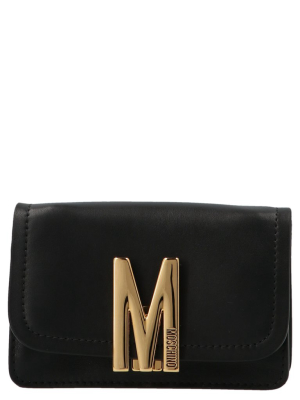 Moschino M Mini Clutch Bag