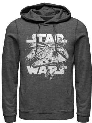 Men's Star Wars Millennium Falcon Initiate Hyperdrive Pull Over Hoodie