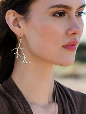 Sanctuary Project Branch Statement Earrings Silver