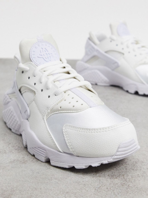 Nike Air Huarache Run Sneakers In White