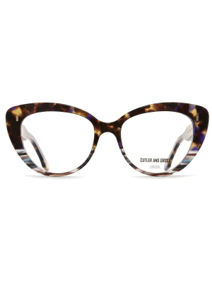 Cutler & Gross Cat-eye Frame Glasses