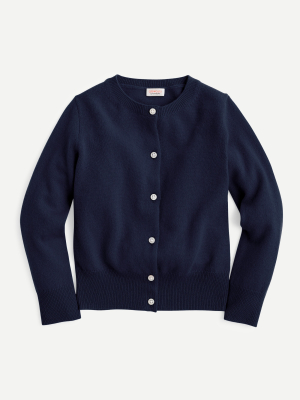 Girls' Cashmere Cardigan Sweater