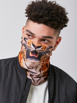 Men Tiger Gaiter Face Mask