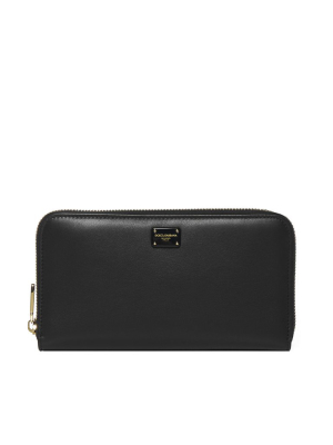 Dolce & Gabbana Logo Plaque Continental Wallet