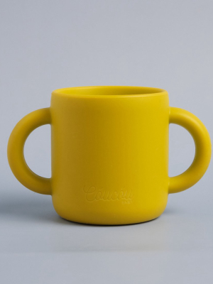 Silicone 2-handle Training Cup - Olive