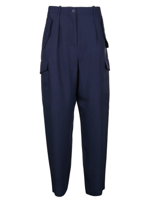 Alberta Ferretti Straight Leg High-rise Trousers