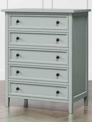 Harbor Blue Grey 5-drawer Chest