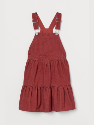 Corduroy Overall Dress