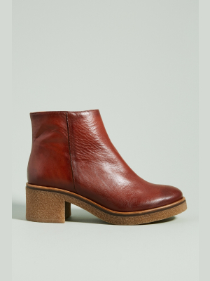 Gracie Leather Ankle Boots