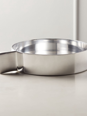 Tab Polished Aluminum Serving Bowl