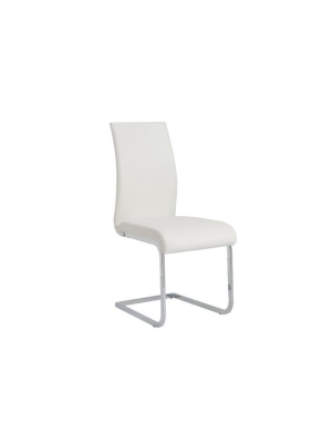 Set Of Four Epifania Side Chairs In White