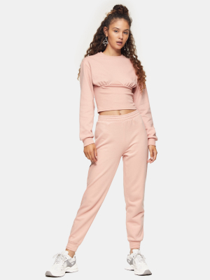 Pink Corset Tracksuit