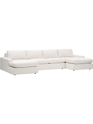 Halston Sectional, Nomad Snow