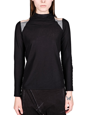 Shoulder Panels Longsleeve T-shirt