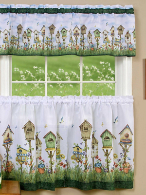 Goodgram Home Sweet Home Complete 3 Pc. Kitchen Curtain Set