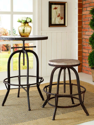 Collect Wood Top Barstool - Modway