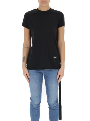 Rick Owens Drkshdw Logo Patch Crewneck T-shirt