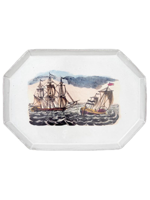 Large Sailing Boat Platter