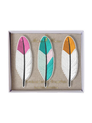 Meri Meri Feather Brooches