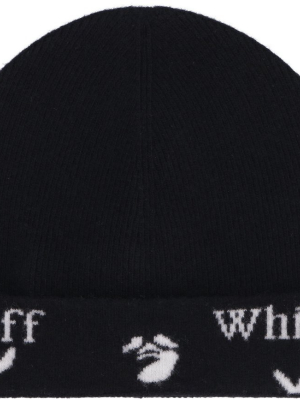 Off-white Logo Knitted Beanie