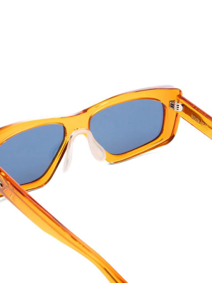 Brain Dead Kopelman Sunglasses - Orange/blue