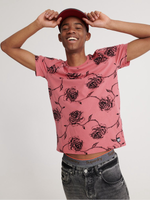 All Over Print Floral T-shirt
