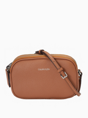 Pebble Dual Compartment Crossbody Bag