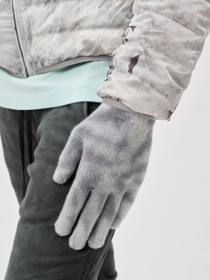Cashmere Blend Gloves / Sage Tie Dye