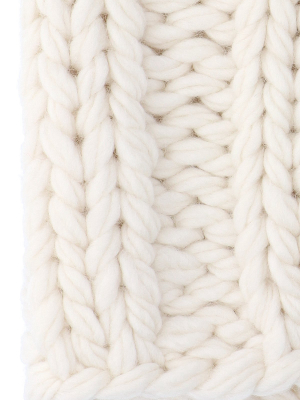 Jw Anderson Chunky Knit Snood Scarf