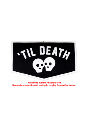 'til Death Wedding Banner • Oxford Pennant Original