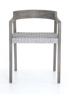 Elva Outdoor Dining Chair - Weathered Grey