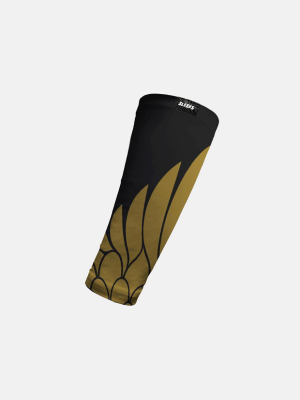 Icarus Black Gold Forearm Compression Sleeve